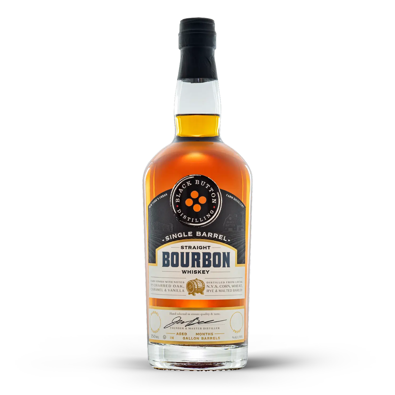 Black Button Single Barrel